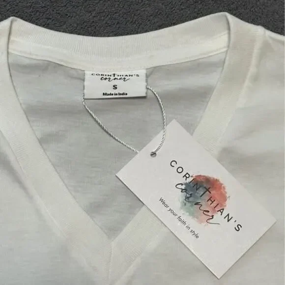 New Women Spiritual No Matter What Lies Ahead God Is Faithful” Graphic Tee - Picture 3 of 4